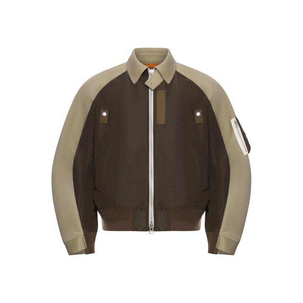 Sacai Men Cotton Chino X Nylon Twill Blouson
